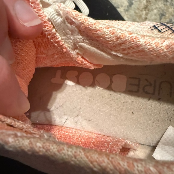 Adidas | Pure boost pink and white sneakers size 8 - Picture 2 of 10